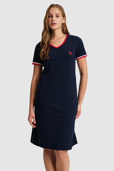 U.S. Polo Assn. Kadın Lacivert Pijama Takımı 50326518-VR033