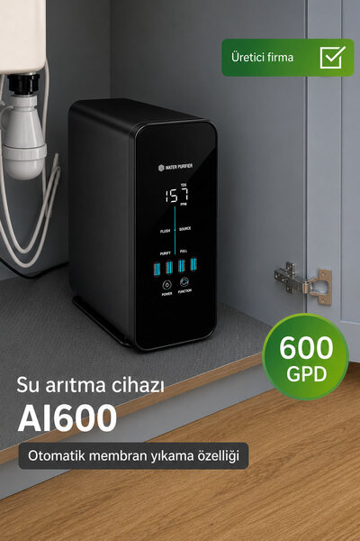 AQUA BELLA Ai600 Tanksız Su Arıtma Cihazı Direkt Akışlı Pompalı