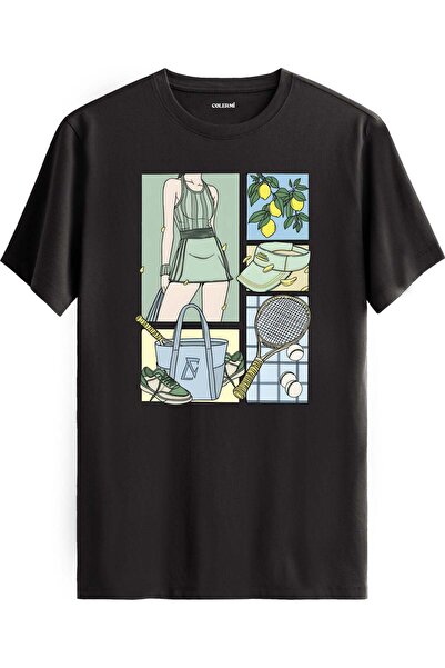 Colermi Retro Tennis Club Aesthetic T-Shirt