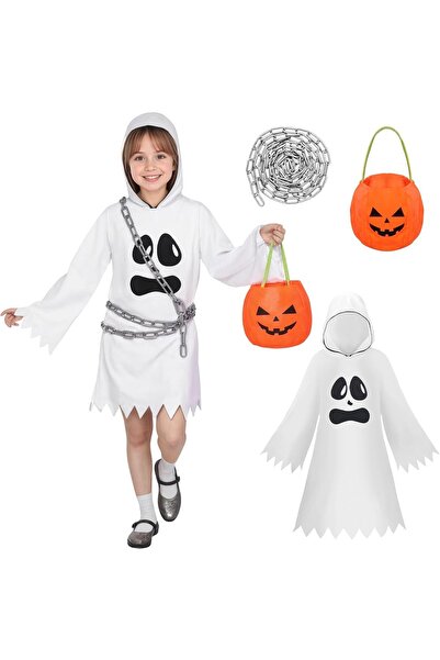 OEM Costum Fantoma Pentru Halloween - Costum de deghizat pentru copii, XL 125...