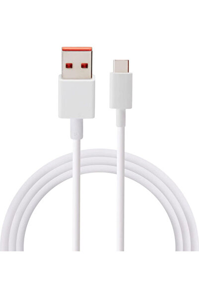 Xiaomi Καλώδιο USB 2.0 USB-C Αρσενικό - USB-A 120W PD Λευκό 1μ BHR6032GL Χύμα