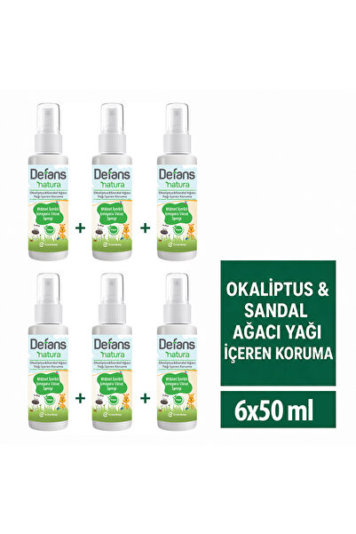 Defans Natura Bitkisel İçerikli Koruyucu Vücut Spreyi 6'lı