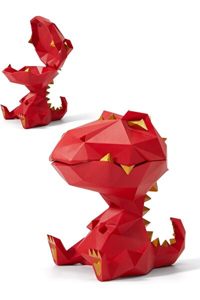 OEM Recipient pentru Biscuiți Dinozaur Decorativ Rezistent Roșu 18 cm