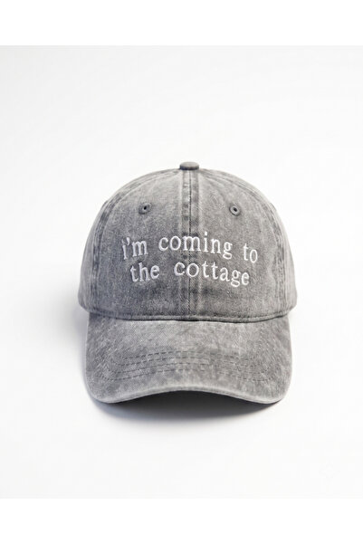 Tresore "Idem do vikendice" vezena vintage bejzbol kapa, trend "cottagecore" ...
