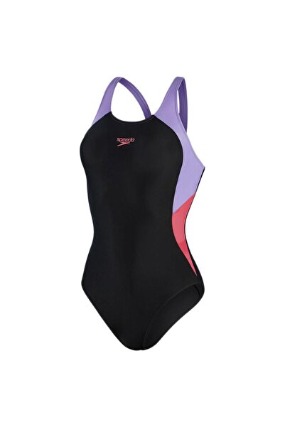 SPEEDO Costum de baie întreg de damă, cu blocuri de culori și inserții, cu sp...