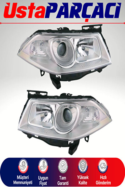Ustaparçacı Renault Megane 2 Sağ Sol Far Mercekli Manuel H7 H1 2005-2011