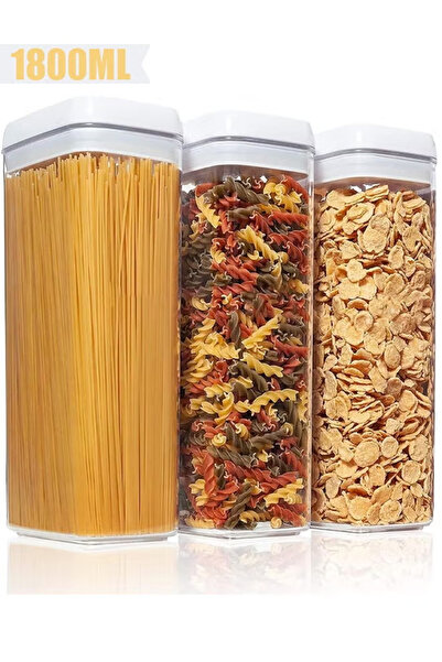 TAPIT Airtight Food Storage Containers Set with Lock Lids Pantry Organization...
