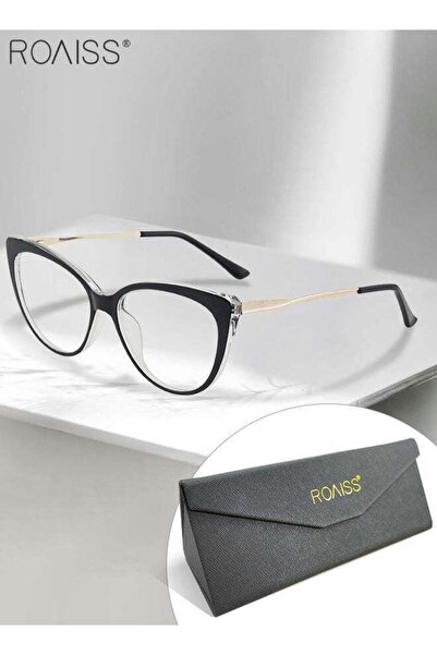 ROAISS Womens Cat Eye Blue Light Blocking Glasses Blue Light Filter Computer ...
