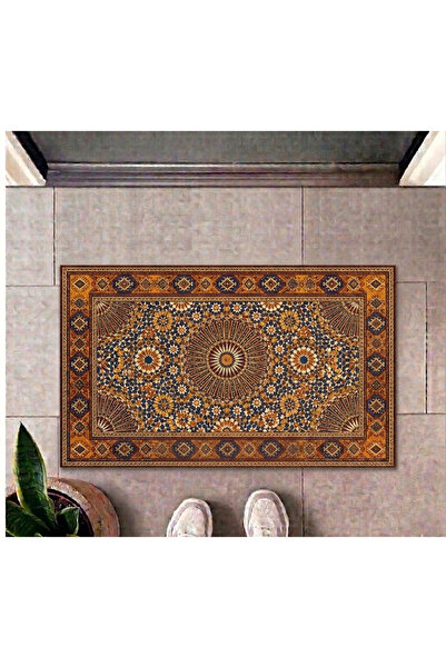TahtakaleToptancıları Ethnic Patterned Non-Slip Base Digital Printed Doormat ...