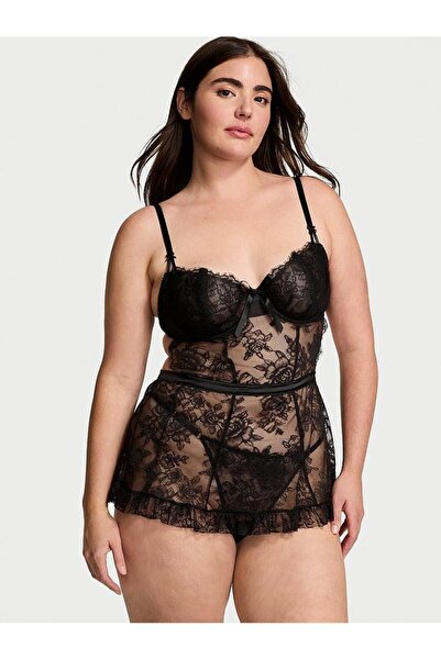 Victoria's Secret Wicked Desteksiz Dantelli Teddy