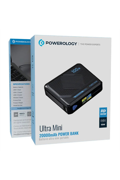 Powerology Ultra Mini 20000mAh Power Bank
