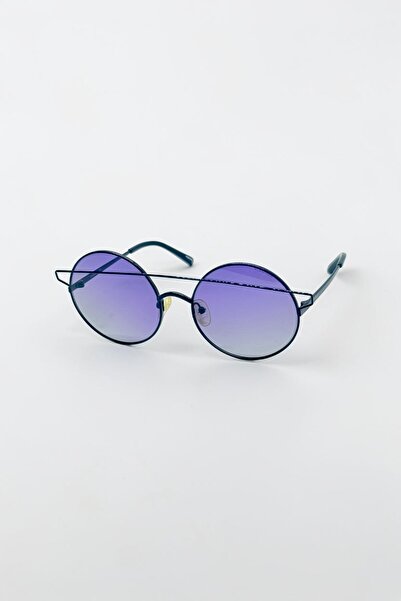 Osse Elif Optik OS2318 04 56 Ekartman Polarize Kadın Güneş Gözlüğü Yuvarlak M...