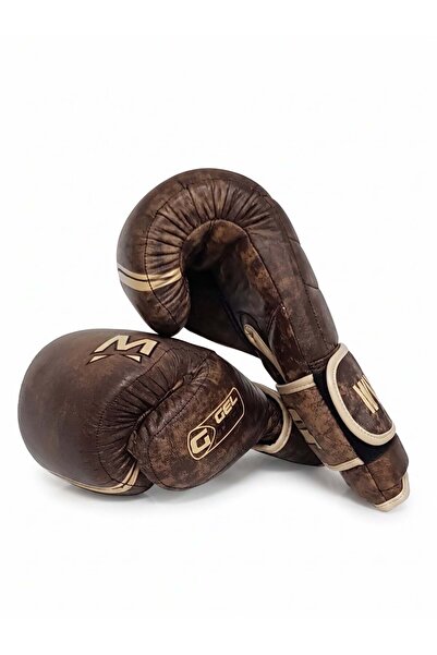 whiteface Deri Eskitme Boks Eldiveni Vintage Model