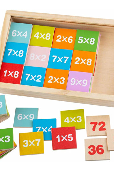Generic Brand Wooden Times Table Box - Educational Toys