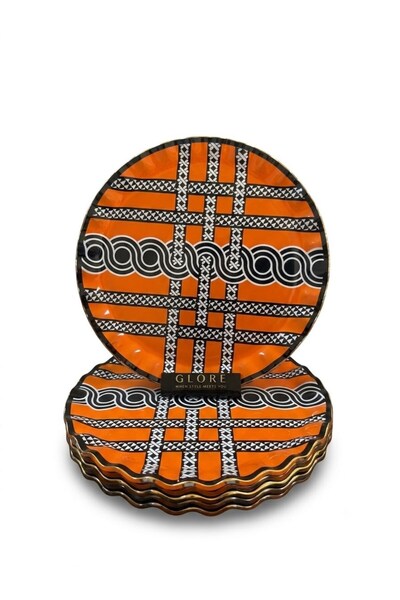 Glore Mandarin Servis Tabağı 26 Cm 6 Lı