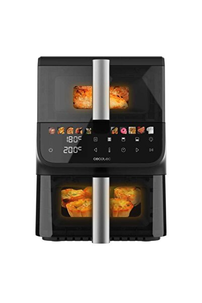 CECOTEC Cecofry DuoLevel 10000 DuoSize Window Çift Hazneli Airfryer Fritöz