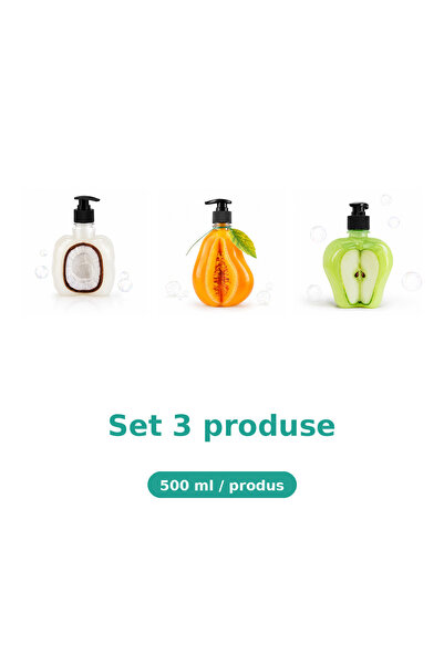 Tasty Set 3 Produse Tasty, Mix Cocos, Pepene Galben, Mar Extract