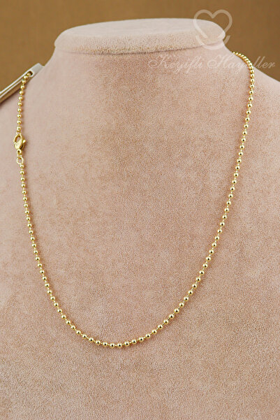 Keyifli Hayaller Xuping Kolye - Vip 1mm Xuping Dorika Zincir 14K Gold 44 cm Ş...