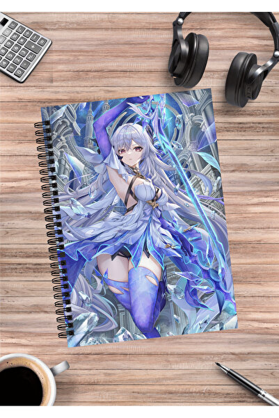 mertfigur Genshin Impact Skirk Caiet spiralat anime A5 (50 de coli)