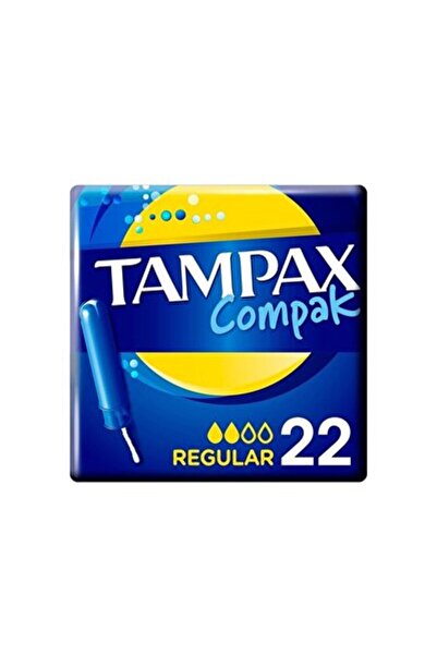 TAMPAX Compak Regular Aplikatörlü Tampon 22'li
