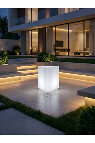 MYASEM STORE ستاند مثلث مودرن طولي صغير LED للإضاءة الأرضية بتصميم عمودي هندس...