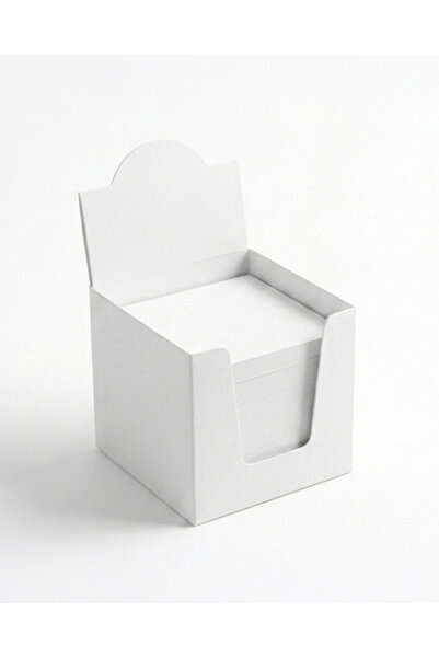 Sert Mukavva Kutulu Bloknot 90gr 800 Yaprak Büyük Boy (8x8x8 cm)