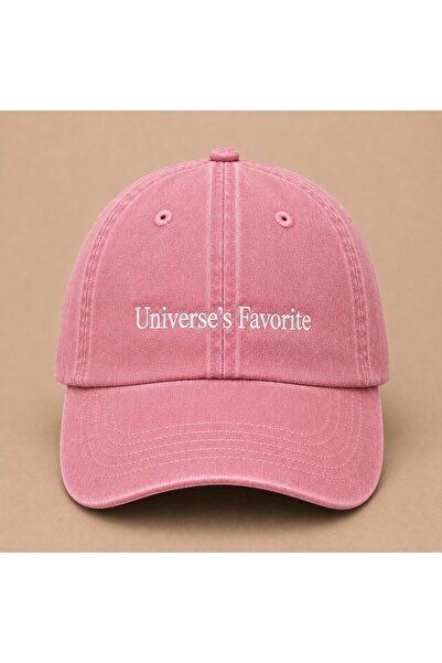 WeavedCo قبعة مطرزة بتصميم عتيق قابلة للغسل من مجموعة Universe's Favorite