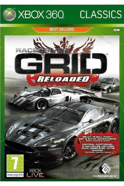 CODEMASTERS Race Driver GRID Reloaded Παιχνίδι XBOX 360 (Μεταχειρισμένο)