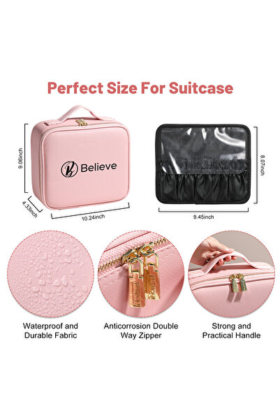 Empressco Believe Aynalı Seyahat Makeup Çantası (YURTDIŞI ÜRÜNÜ) - Fiyatı, Yo...