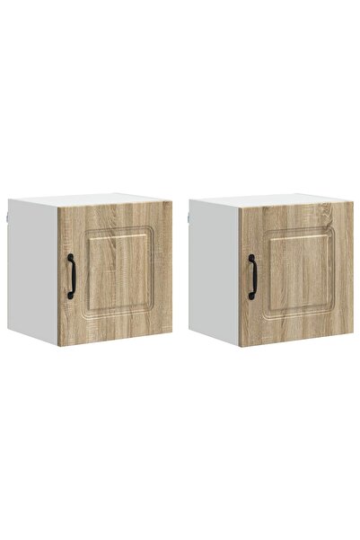 vidaxl Dulap de bucătărie Kalmar 2 pcs Stejar Sonoma 40 x 31 x 40 cm
