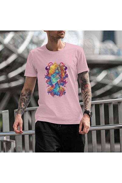 iLovePrints Vibrant Abstract Woman Tshirt