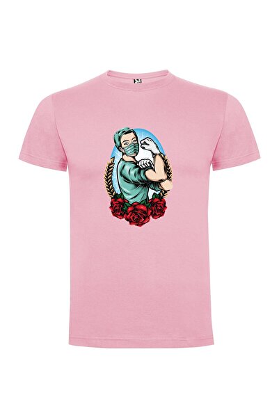 iLovePrints Roses and Masked Man Tshirt