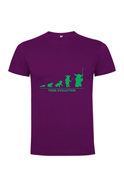 iLovePrints Green Yoda Evolution Tshirt