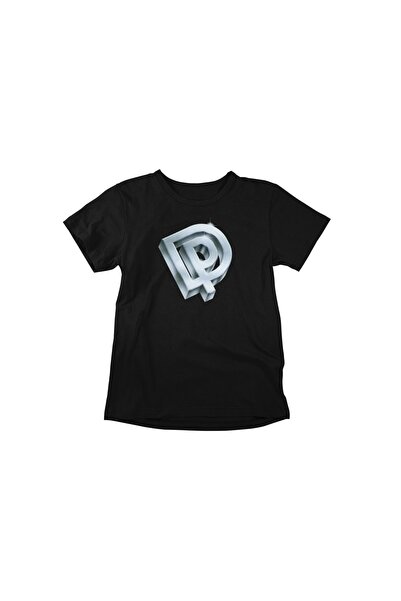 iLovePrints Deep Purple Silver Logo T-Shirt