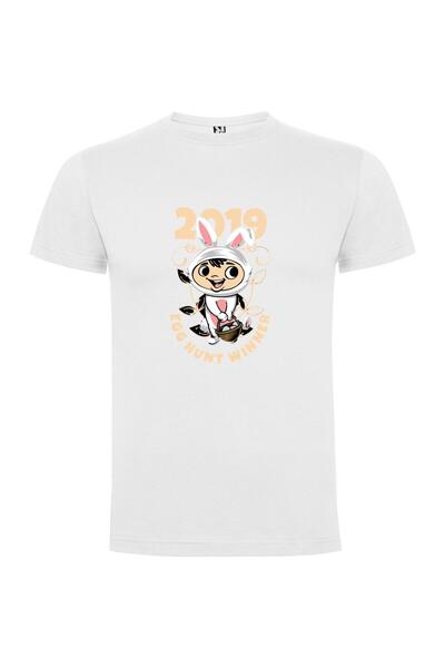 iLovePrints Bunny Basket Design Champ Tshirt