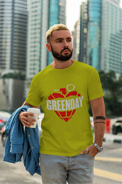 iLovePrints Green Day Heart Logo Tshirt