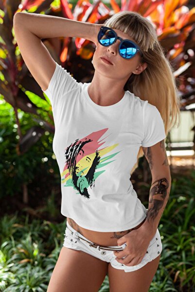 iLovePrints Abstract Reggae Portrait Tshirt