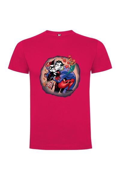 iLovePrints Animated Passion: Joker's Embrace Tshirt