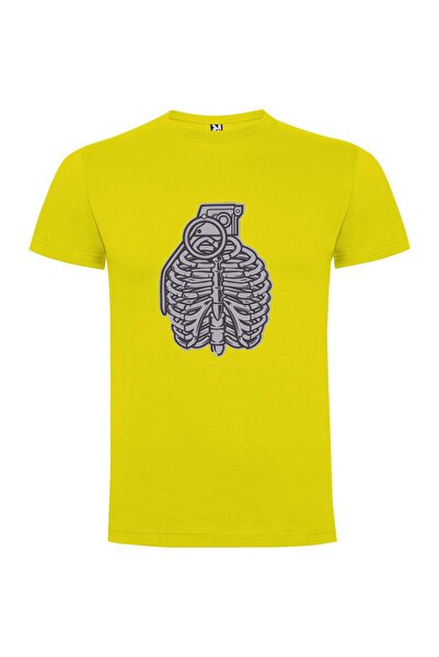 iLovePrints Titanium Cyber Skeleton Tshirt