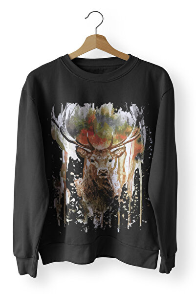 iLovePrints Μακρυμάνικη Μπλούζα Art DEER