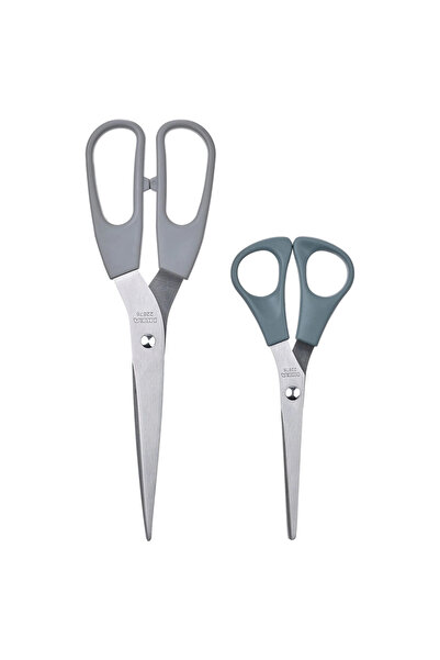 IKEA Svärdfisk Kitchen Scissors, Gray-Turquoise, 2 Pieces