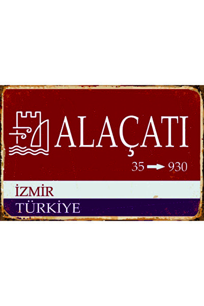 Lucena Alaçatı Izmir Retro MDF slika Vintage dekorativna zidna slika na temu ...