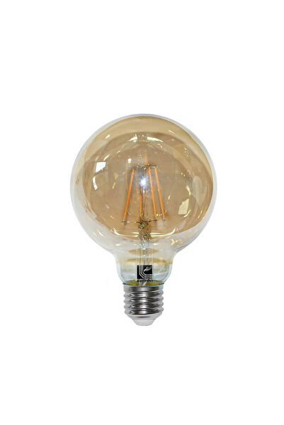 Adeleq Λάμπα LED FILAMENT (COG), μελί GLOBE Φ95, 6W, για Ντουί Ε27, 2200Κ Θερμό