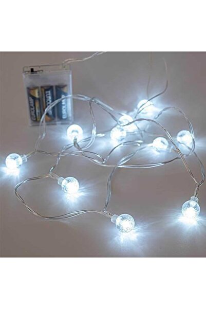 Generic 10 ακρυλικές διάφανες μπάλες με λαμπάκια LED σε σειρά μπαταρίας, 1,85...