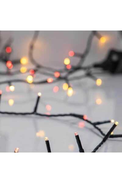 Generic 240 λαμπάκια LED σε σειρά, 12 m, πράσινο καλώδιο, 8 προγράμματα, IP44...