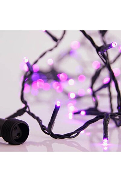 Generic 100 λαμπάκια LED σε σειρά, 5 m, πράσινο καλώδιο, σταθερή, με επέκταση...