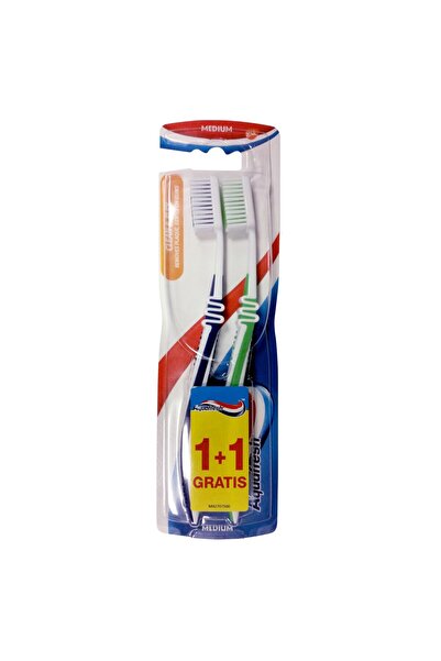 Aquafresh Set: 4x Clean&Flex Twin – Periuta dentara cu tehnologie Flex Zone