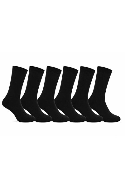 OEM Σετ 6 unisex κάλτσες για γυναίκες και άνδρες, λευκές κάλτσες, μαύρες κάλτ...