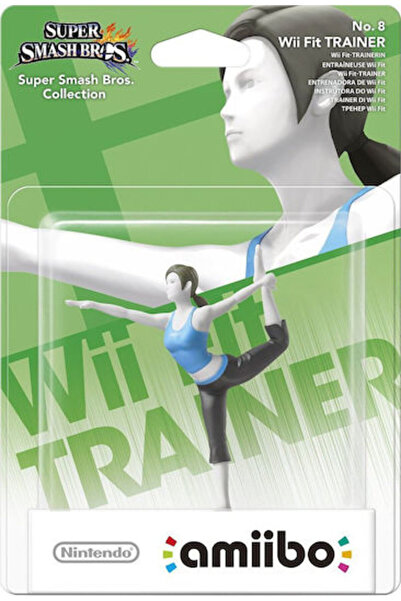 Nintendo Amiibo Wii Fit Super Smash Bros Fit Trainer Νο.8 Φιγούρα Χαρακτήρα γ...
