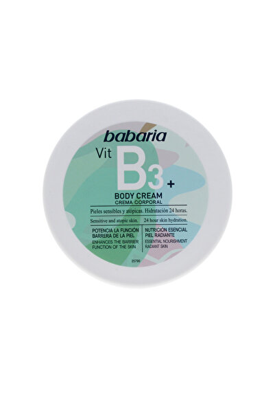 Babaria Vitamin B3+ Body Cream 100% Vegan 400 ml